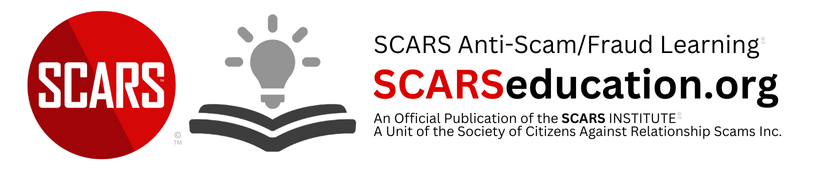 SCARS Education – a SCARS INSTITUTE Website – SCARS Anti-Scam/Fraud Learning Logo