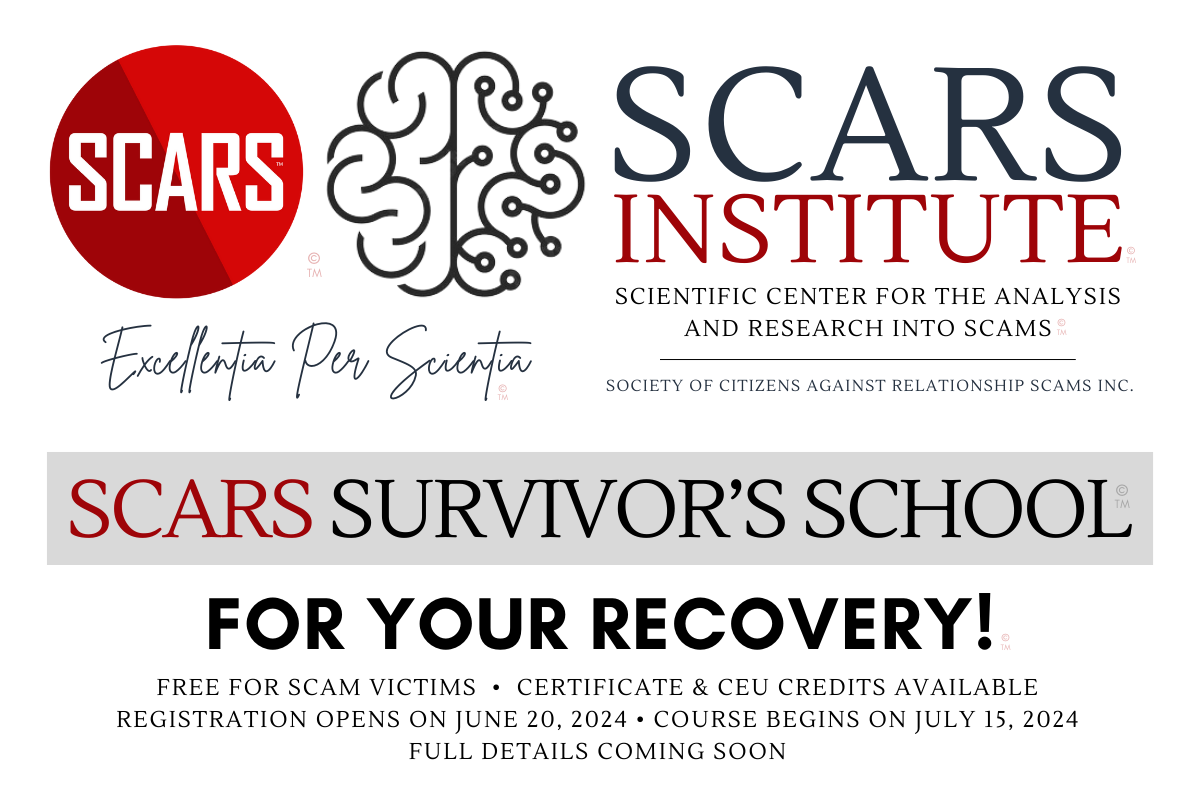 SCARS Institute Scam Victim's/Survivor's School